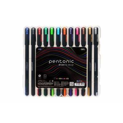 Boligrafo Gel Pentonic x12 colores surtidos Linc