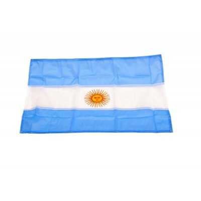Bandera Argentina con sol y cordón 60x90 cm