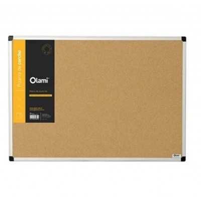 Pizarra 60x90 cm de corcho con marco de aluminio Olami