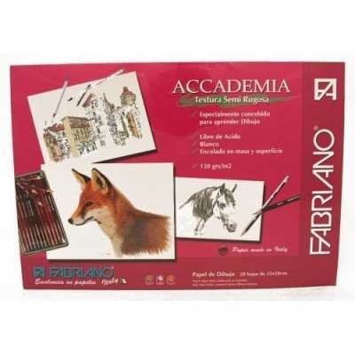 Block academia 120gr 25x35cm 24 hjs Fabriano