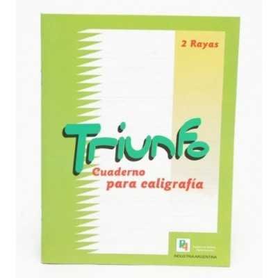 Cuaderno de caligrafia x 24 hojas Triunfo/Tango