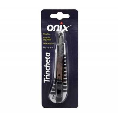 Cutter cuerpo de aluminio 9 mm con traba de seguridad Onix