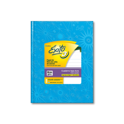 Cuaderno ABC x 48 hjs rayado TURQUESA Éxito