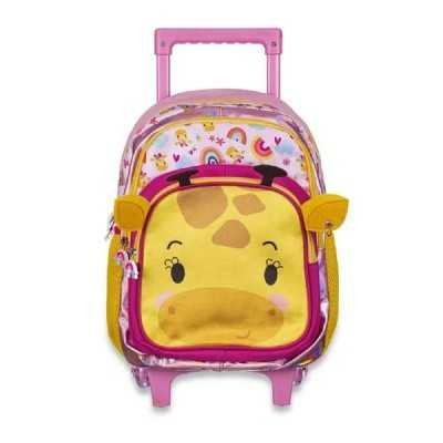 Mochila carro 3 cierres Jungle giraffe 35,5 cm Talbot