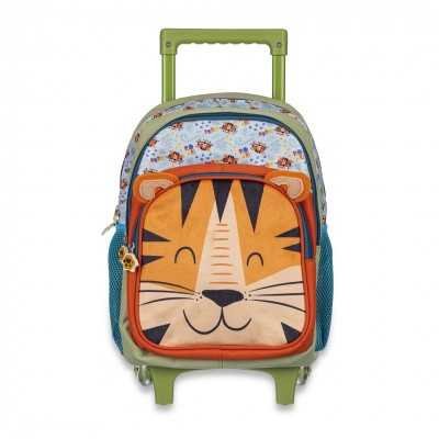 Mochila carro 3 cierres Jungle tigre 35,5 cm Talbot