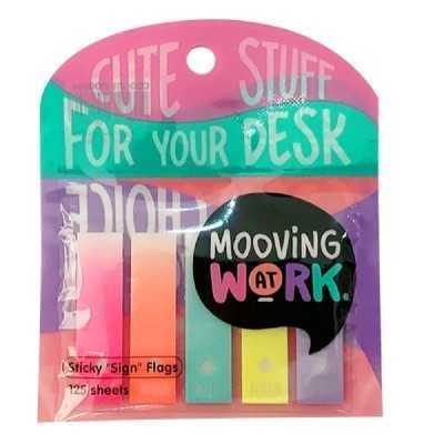 Banderitas señaladoras Sign traslúcidas x 125 unidades Mooving at work