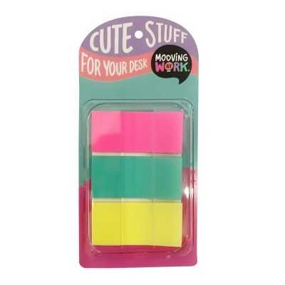 Dispenser de Banderitas señaladoras anchas x60 unidades Mooving at work