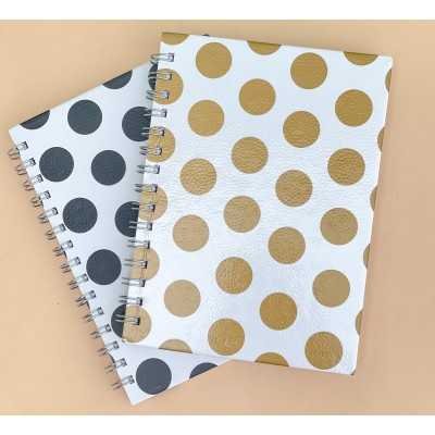 Cuaderno con Espiral Tapa Dura A5 x96 Hojas ecológicas lisas Paperland