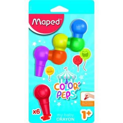 Crayones baby Color Peps x6 unidades Maped