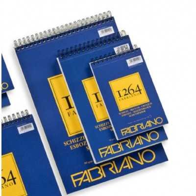 Block Sketch A3 de 90 gramos 1264 Esbozo x120 hojas anillado Fabriano