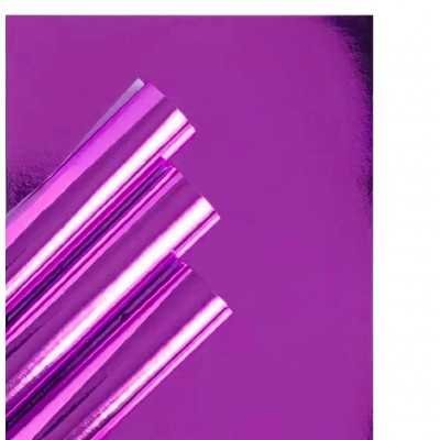 Cartulina Metalizada escolar Fucsia de 44,7 x61 cm x unidad Luma