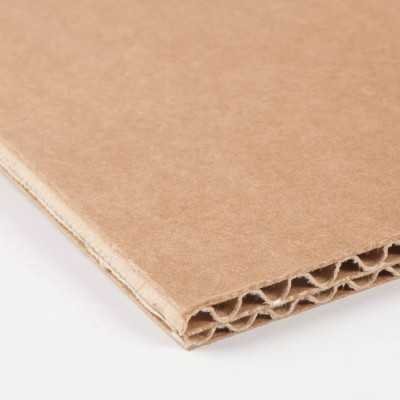 Cartón rígido doble corrugado 70x100 cm kraft Les Cahiers