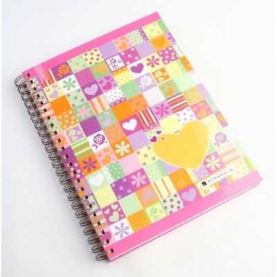 Cuaderno con espiral A4 tapa dura Sweety x 150 hojas cuadriculado Cita Kit
