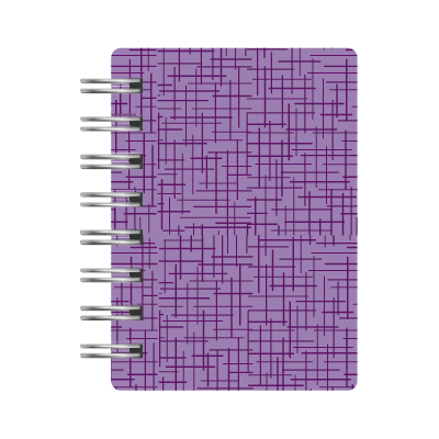 Libreta A7 cartone pastel x 90 hojas rayado Rome