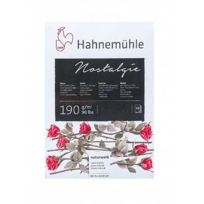 Block Boceto A4 Nostalgie blanco natural de 190 gramos x50 hojas Hahnemühle
