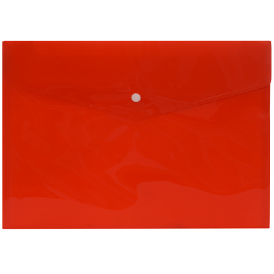 Sobre plástico A4 con botón simple colores clásicos Rideo