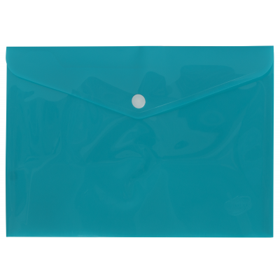 Sobre plástico A5 con botón simple colores clásicos Rideo