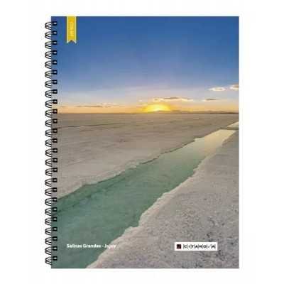 Cuaderno con espiral A4 tapa dura Argentina x 150 hojas rayado Cita Kit