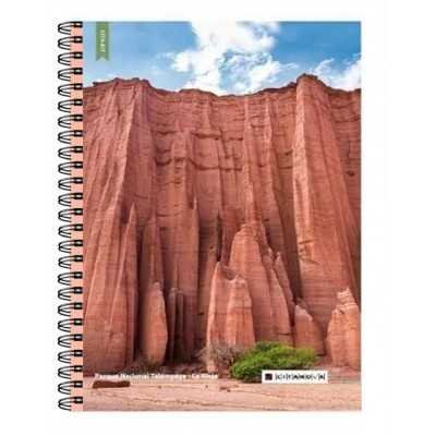 Cuaderno con espiral A4 tapa dura Argentina x 150 hojas cuadriculado Cita Kit