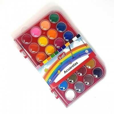 Acuarelas x 28 unidades Trabi