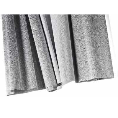 Papel crepe metalizado Plata Crealin