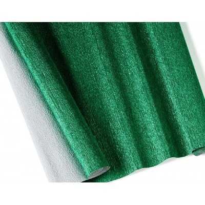 Papel crepe metalizado Verde