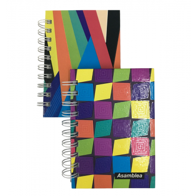 Libreta con espiral tapa dura A6 x120 hojas rayada Asamblea
