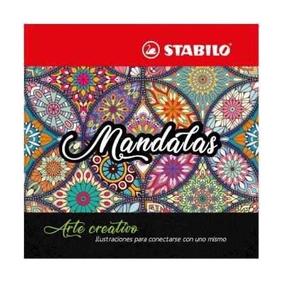 Libro de Arte Creativo Mandalas Stabilo