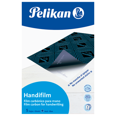 Carbonicos x10 unidades Handfilm AZUL Pelikan