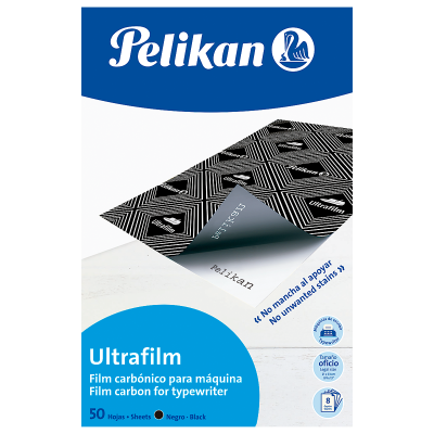 Carbonicos x50 unidades Ultrafilm NEGRO Pelikan