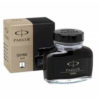 Tinta para lapicera Quink negro Parker