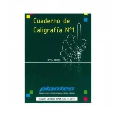 Cuaderno de caligrafia nº1 nivel inicial Plantec