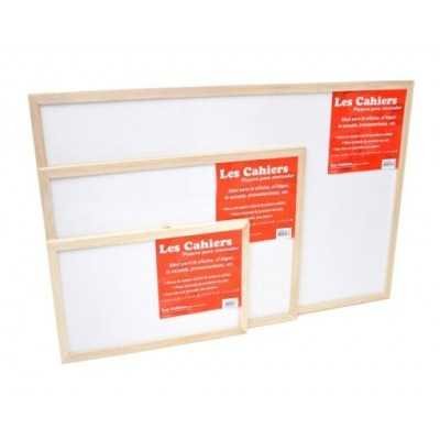 Pizarra 45x60 cm Blanca marco madera