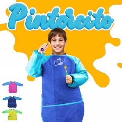 Delantal pintorcito escolar "L" colores surtidos Sifap