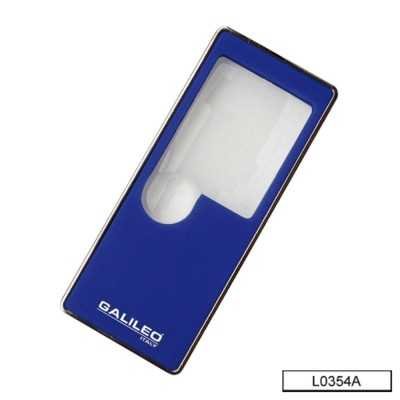 Lupa bifocal con luz led 35x30 mm 3x, 10x Galileo