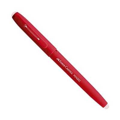 Roller borrable cuerpo rojo Magic tinta azul Faber-Castell