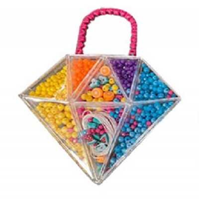 Set de bijou bead cases grande Diamante en caja plástica Toyland