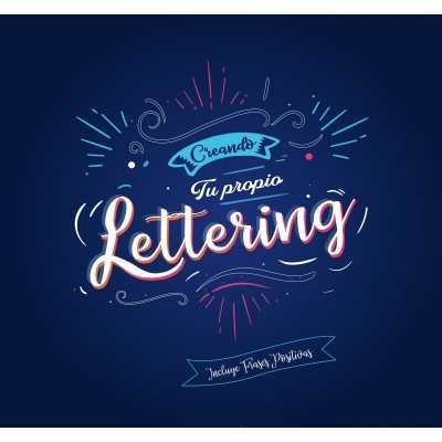 Libro para Pintar Creando tu Propio Lettering 23x23 cm 48 pág. Editorial Splash