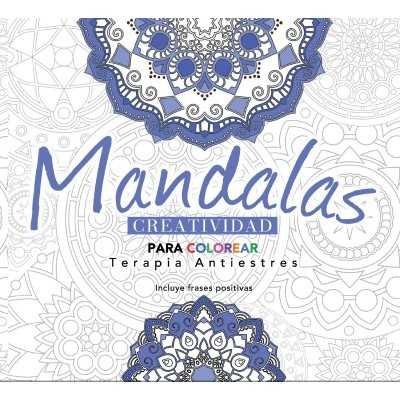 Libro para Pintar de Mandalas Antiestrés Creatividad 19x21 cm 24 pág. Editorial Splash