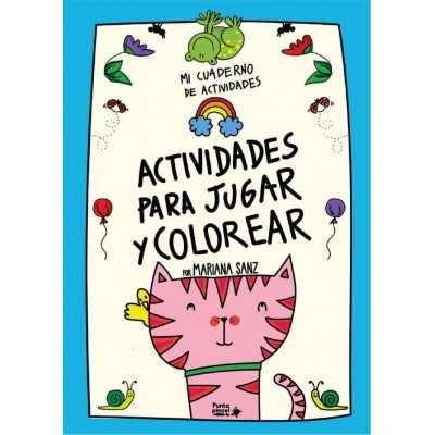 Libro para pintar 20x28 cm 48 pág. Mi cuaderno de actividades Jugando con letras y numeros Editorial Splash