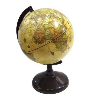 Globo terraqueo de 14 cm base plástica antiguo político Gloter