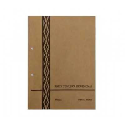 Block de 90 gramos música profesional x40 hojas extra blanco Special Paper