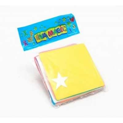 Goma eva 10x10 cm x 10 unidades