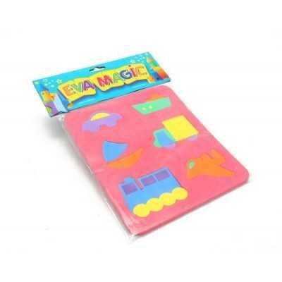 Goma eva troquelito transporte 18x22cm