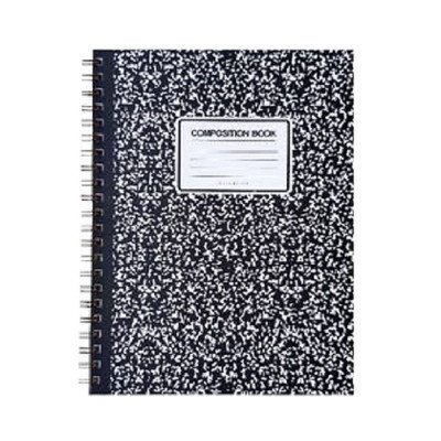 Cuaderno con espiral A4 Americano Negativo rayado Do Decorline