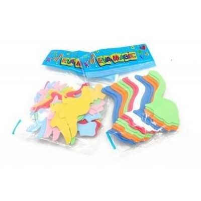 Goma eva cascaritas 7x7cm x 20 unidades