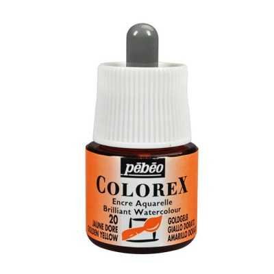 Tinta acuarela Colorex Amarillo Dorado x45 ml Pebeo