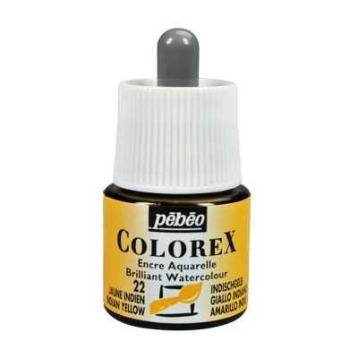 Tinta acuarela Colorex Amarillo indio x45 ml Pebeo