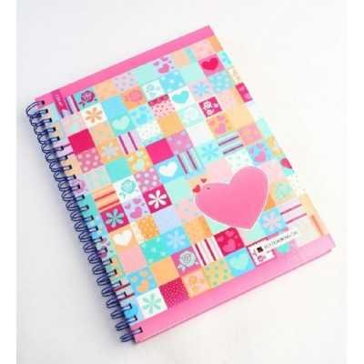 Cuaderno con esquela tapa dura Sweety x 120 hojas rayado Cita Kit