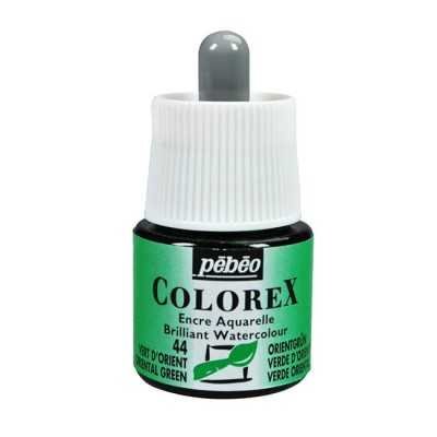Tinta acuarela Colorex Verde de oriente x45 ml Pebeo